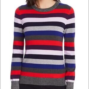 Court & Rowe NEW Metallic Stripe Sweater XLarge